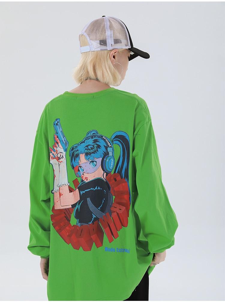 Sweatshirt Manga Hako "Harajuku" - Streetwear Style