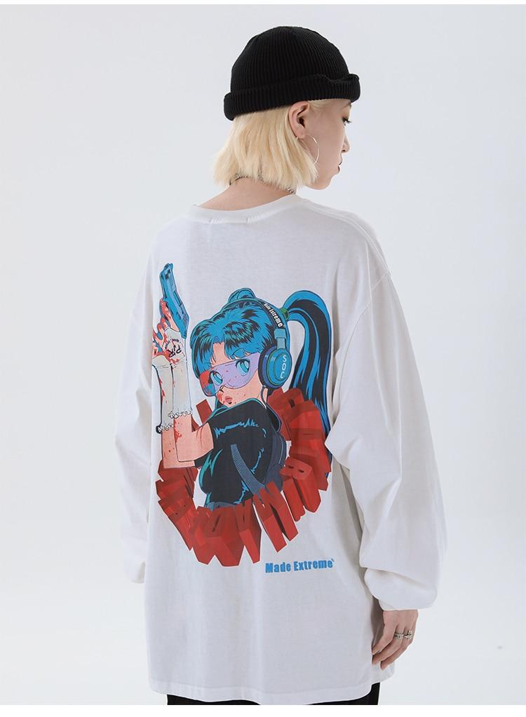 Sweatshirt Manga Hako "Harajuku" - Streetwear Style