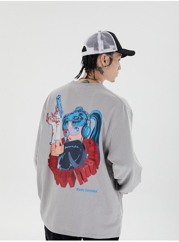 Sweatshirt Manga Hako "Harajuku" - Streetwear Style