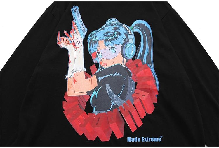 Sweatshirt Manga Hako "Harajuku" - Streetwear Style