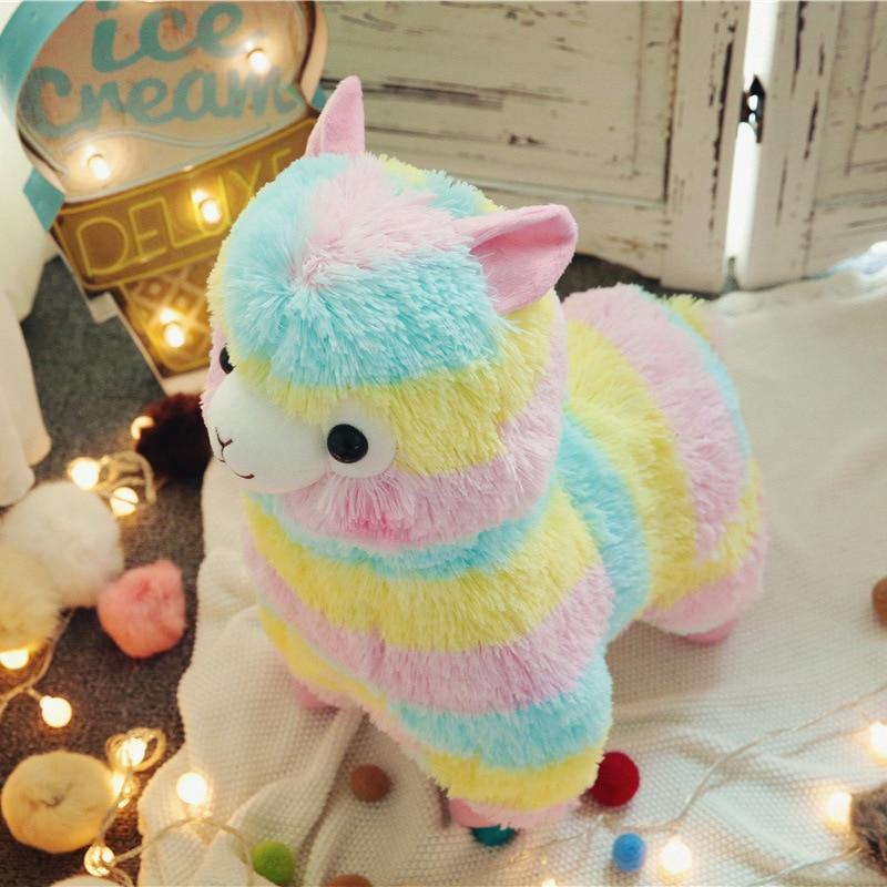 Peluche Lama Alpaga Multicolore