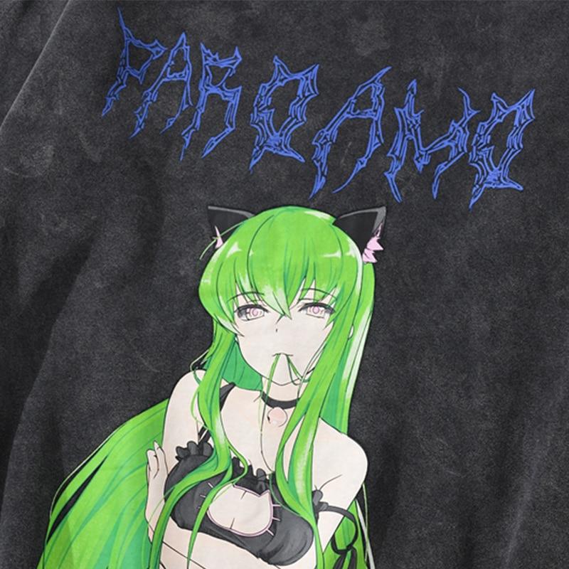 Sweatshirt Manga Hako "Greenwashed" - Streetwear Style