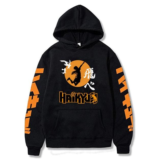 Hoodie Imprimé Haikyuu - Streetwear Style