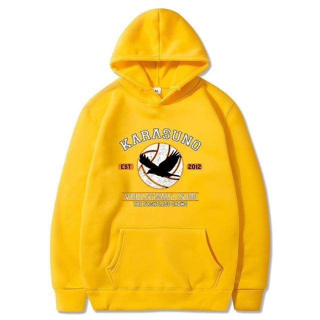 Hoodie Imprimé Haiykuu Karasuno Volleyball Club - Streetwear Style