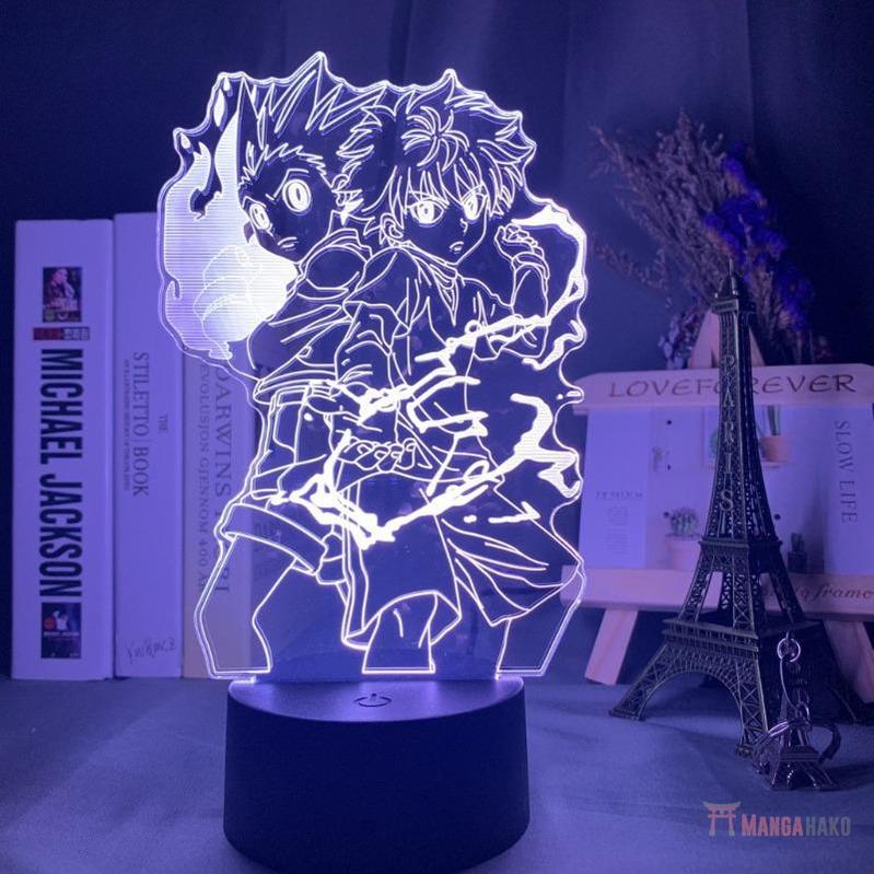 Lampe LED Hunter X Hunter Gon & Kirua - Streetwear Style