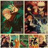 Posters Jujutsu Kaisen Vintage - Streetwear Style