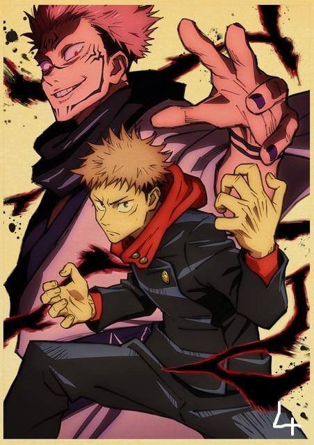 Posters Jujutsu Kaisen Vintage - Streetwear Style