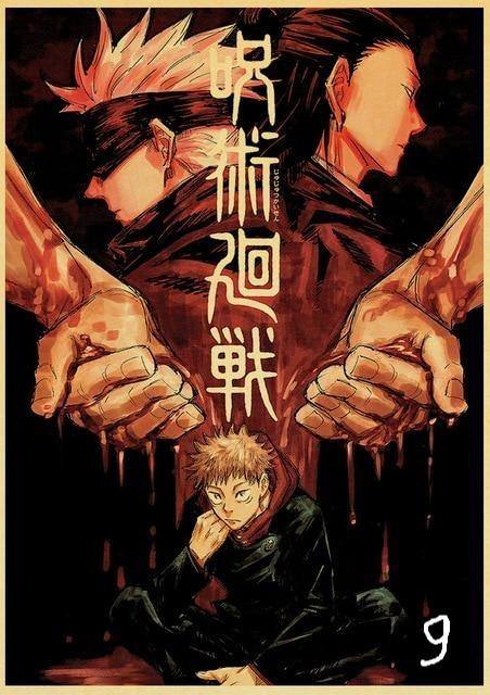 Posters Jujutsu Kaisen Vintage - Streetwear Style