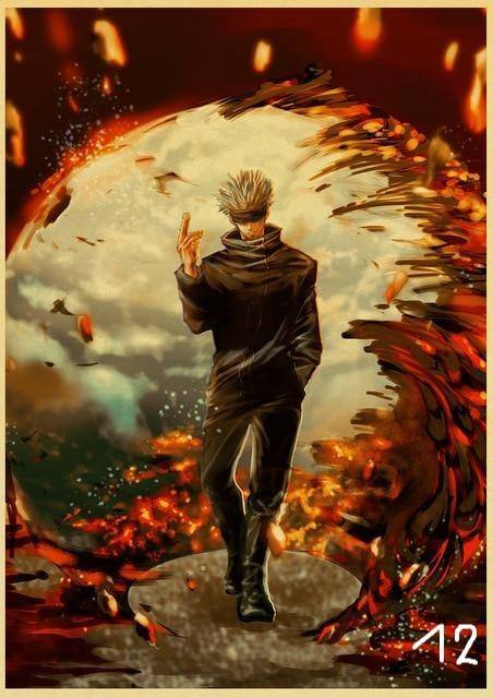 Posters Jujutsu Kaisen Vintage - Streetwear Style