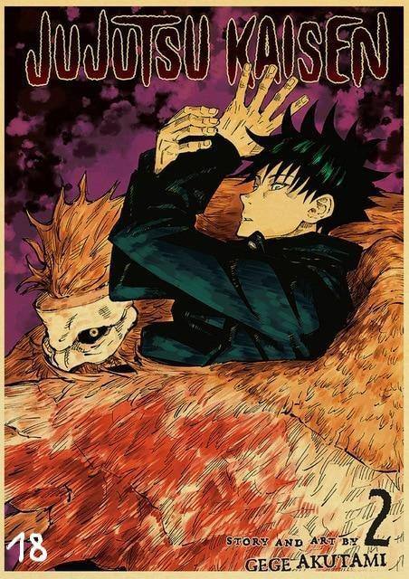 Posters Jujutsu Kaisen Vintage - Streetwear Style