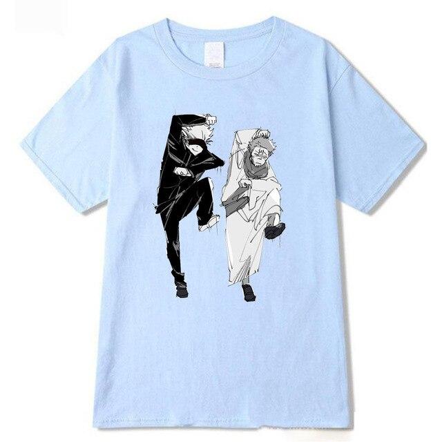 T-Shirt JJK - Satoru Gojo et Sukuna Ryomen - Streetwear Style