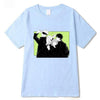 T-Shirt JJK - Black and white sur fond vert - Streetwear Style