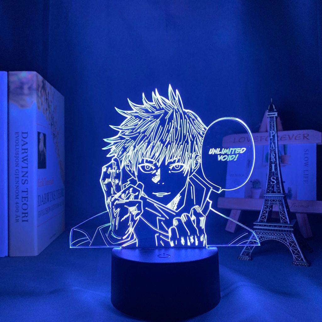 Lampe LED Jujutsu Kaisen Satoru Gojo Unlimited Void - Streetwear Style