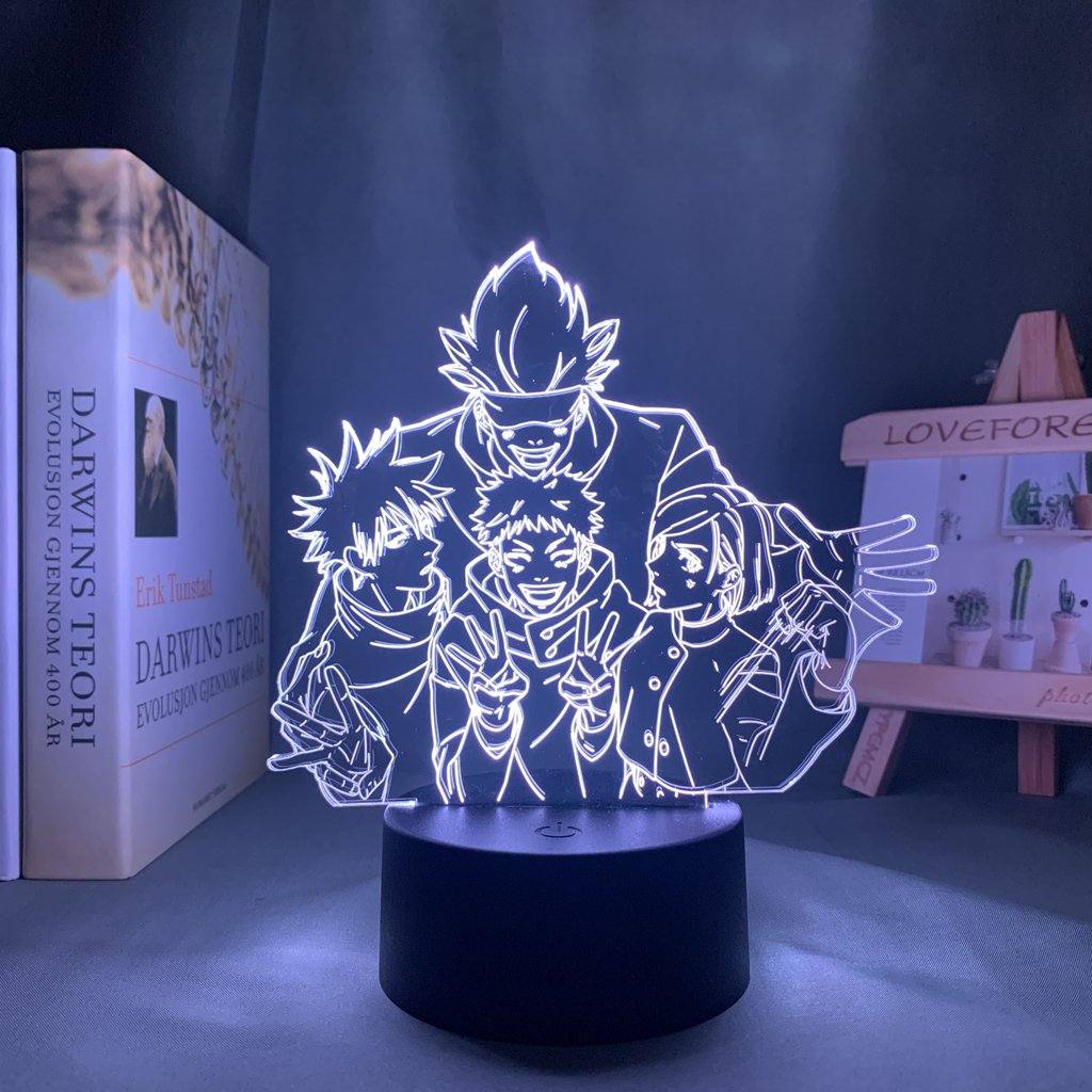 Lampe LED Jujutsu Kaisen La Team - Streetwear Style