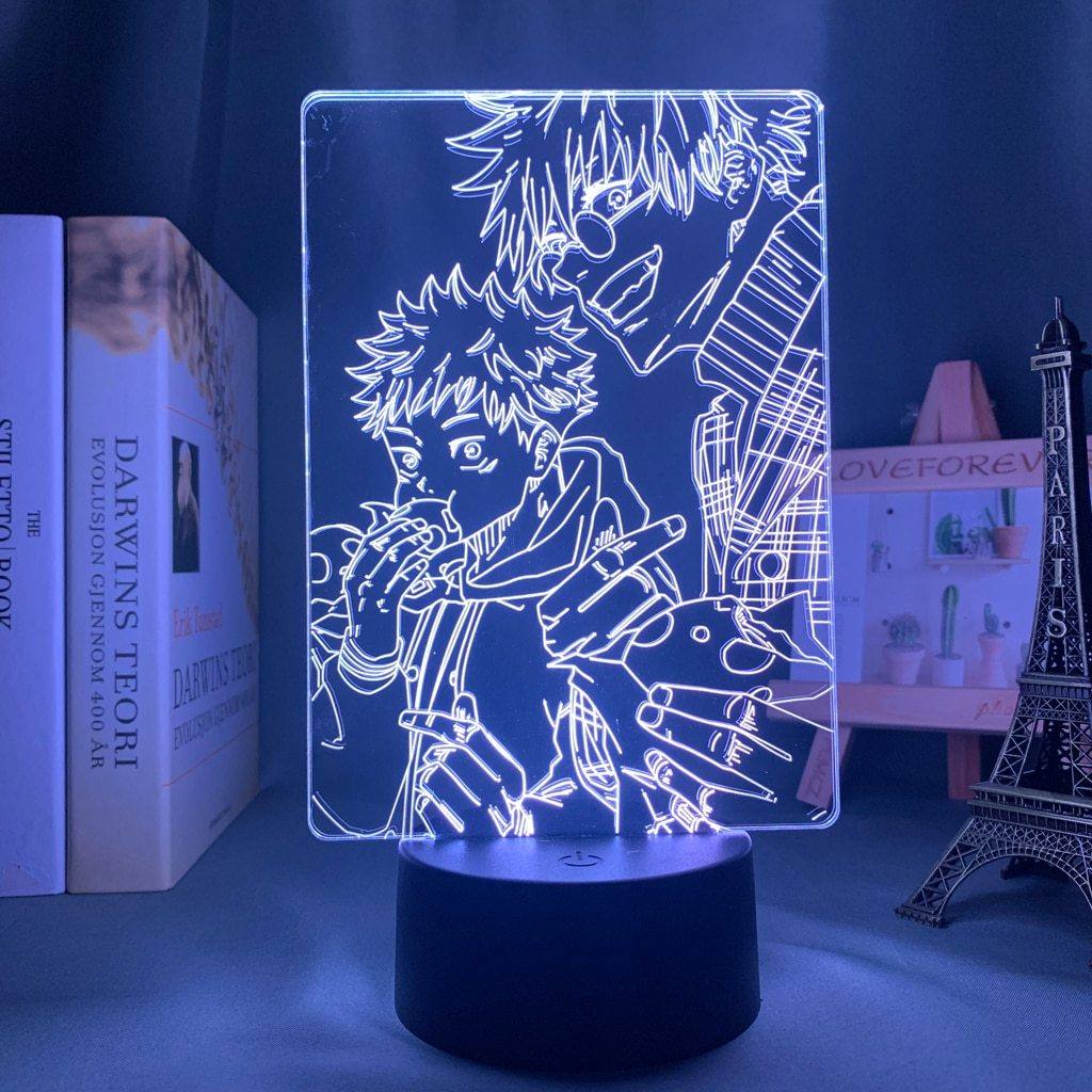 Lampe LED Jujutsu Kaisen Yuji et Satoru - Streetwear Style