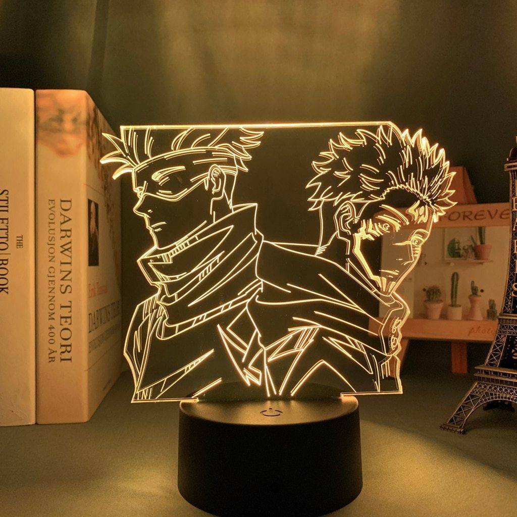 Lampe LED Jujutsu Kaisen Satoru et Yuji - Streetwear Style