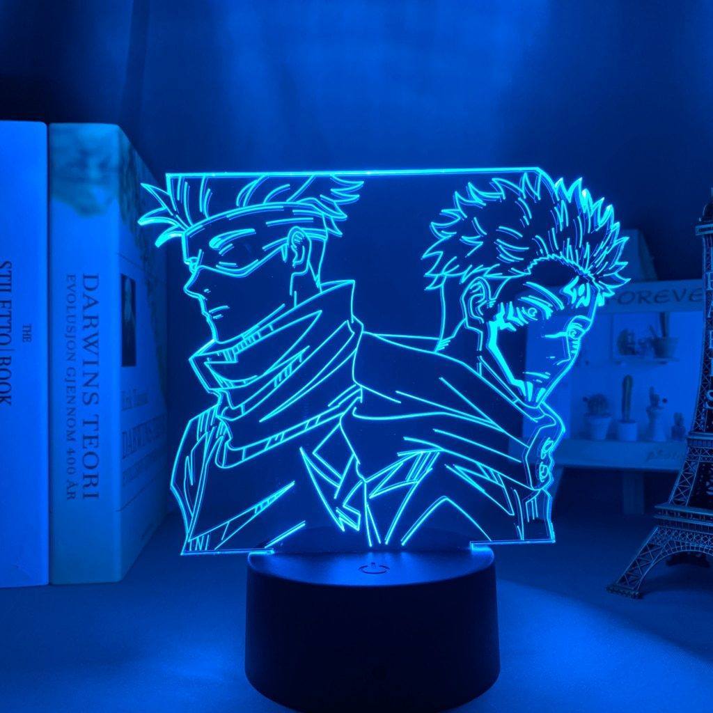 Lampe LED Jujutsu Kaisen Satoru et Yuji - Streetwear Style