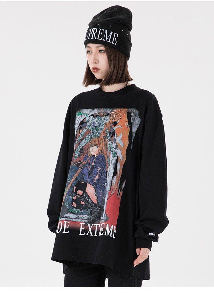 Sweatshirt Death Note Misa Amane Manga Hako - Streetwear Style