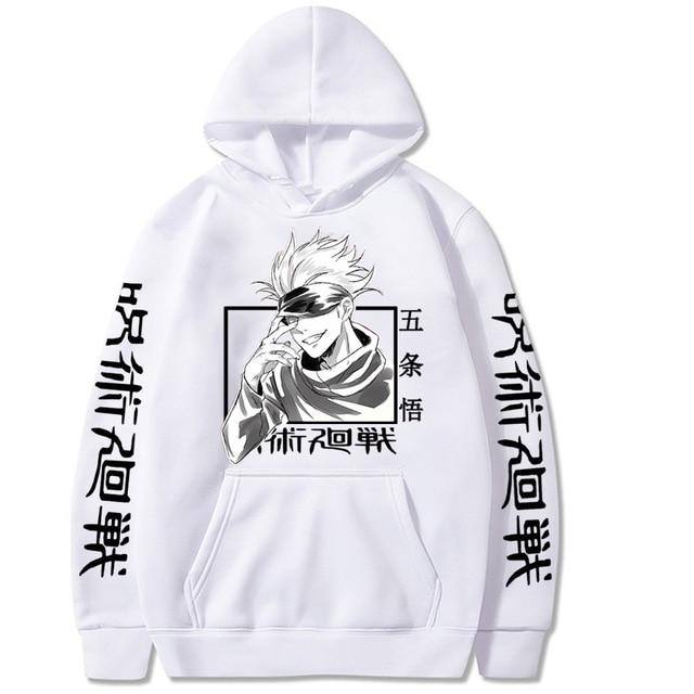 Hoodie Imprimé Jujutsu Kaisen Gojo Satoru - Streetwear Style