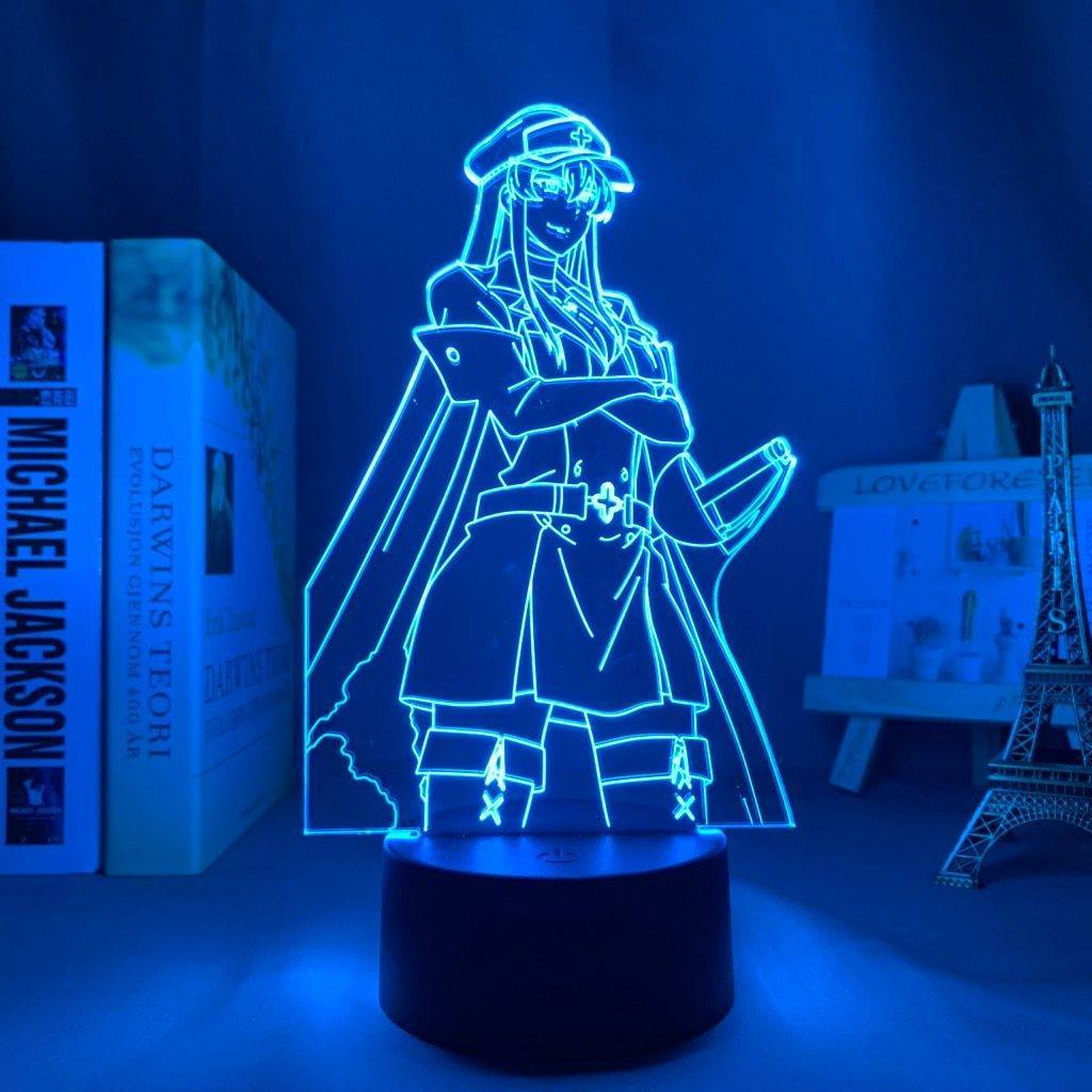 Lampe LED Akame Ga Kill General Esdeath - Streetwear Style