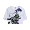 Crop Top Femme JJK - Itadori Yuji et Megumi Fushiguro - Streetwear Style