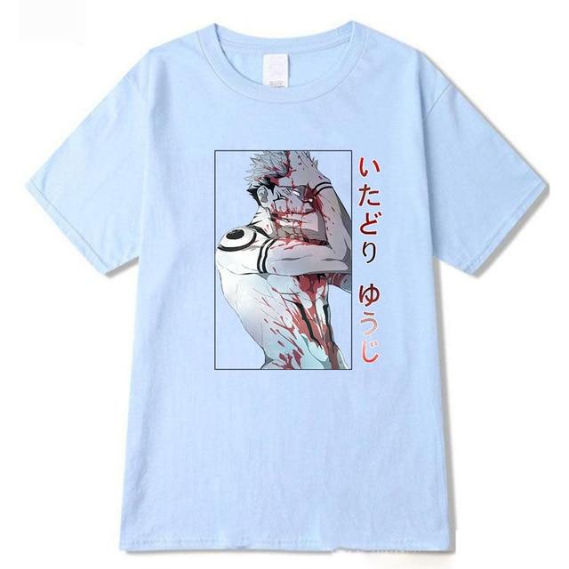 T-Shirt JJK - Sukuna taché de sang - Streetwear Style