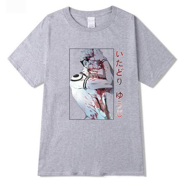 T-Shirt JJK - Sukuna taché de sang - Streetwear Style