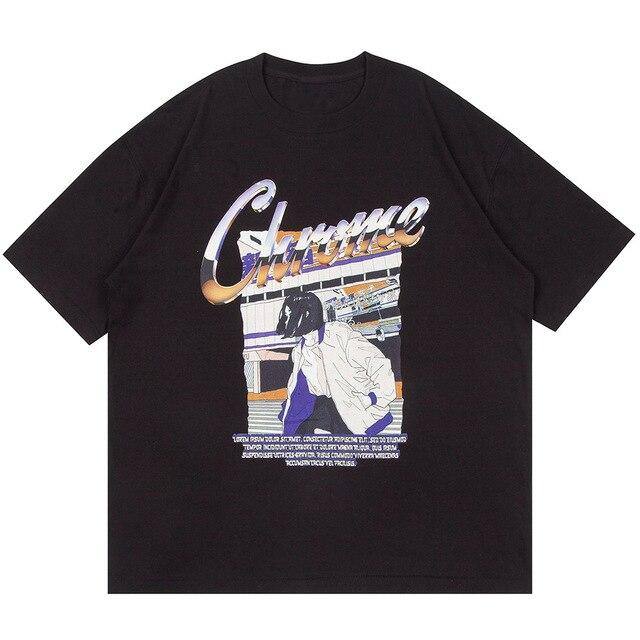 T-Shirt Manga Hako "Chrome" - Streetwear Style