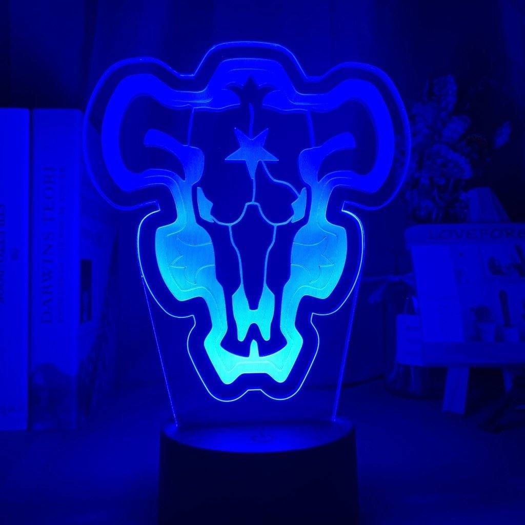 Lampe LED Black Clover Black Bull - Streetwear Style