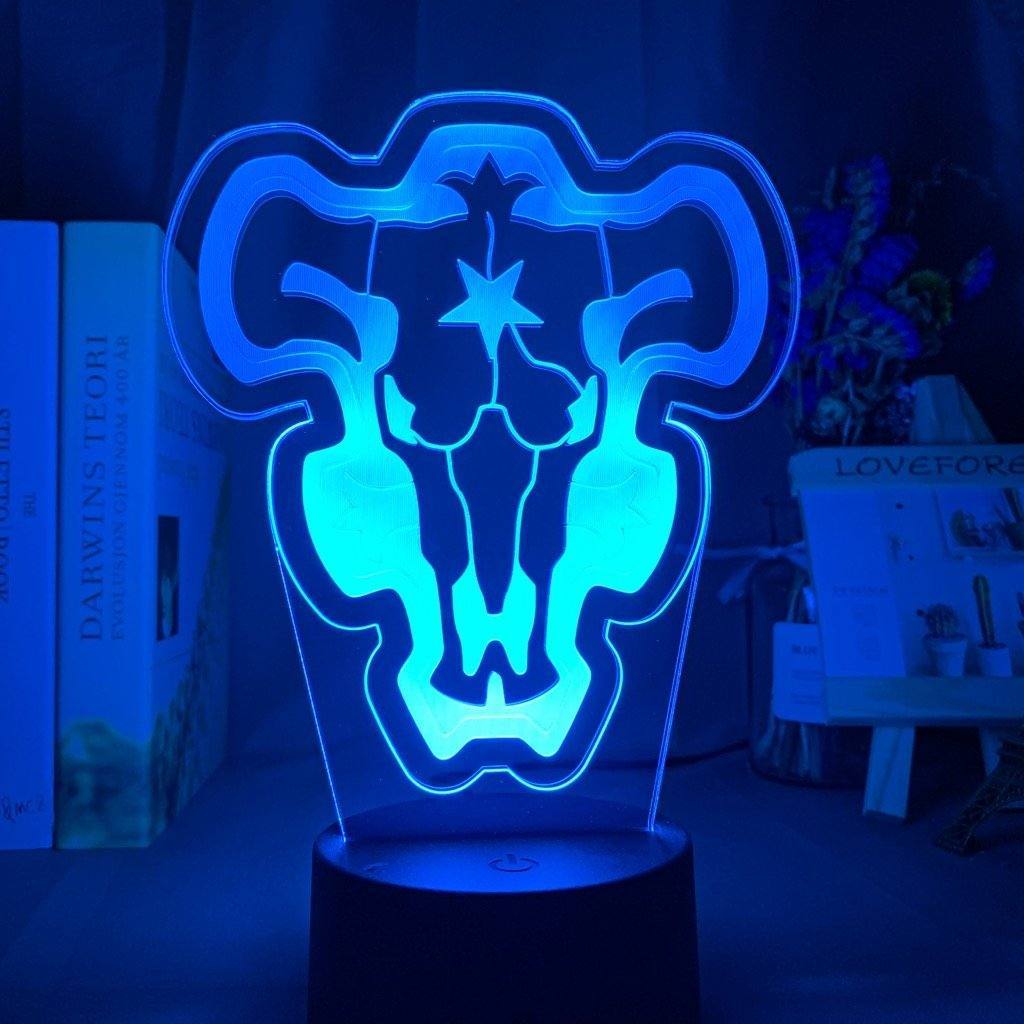 Lampe LED Black Clover Black Bull - Streetwear Style