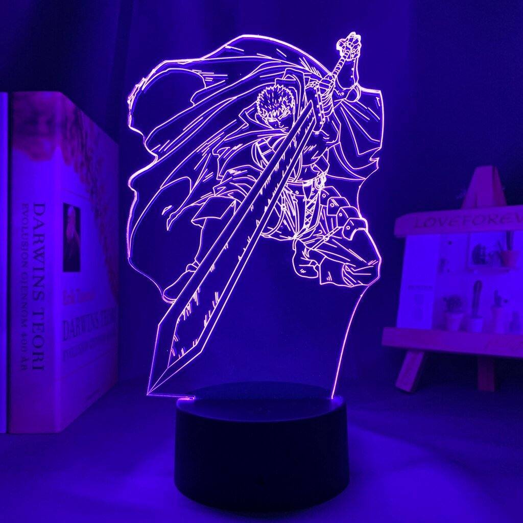 Lampe LED Berserk Guts 2 - Streetwear Style