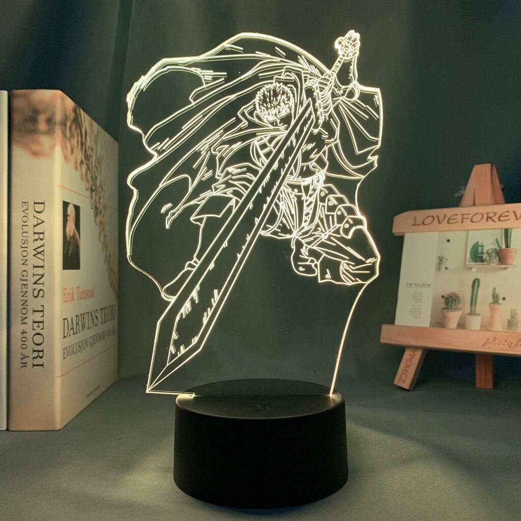 Lampe LED Berserk Guts 2 - Streetwear Style