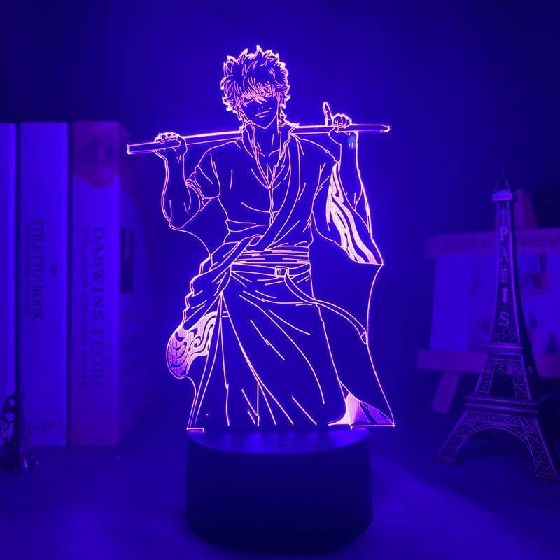 Lampe LED Gintama Gintoki Sakata - Streetwear Style