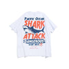 T-Shirt Shark - Blanc / M - STREETWEAR STYLE