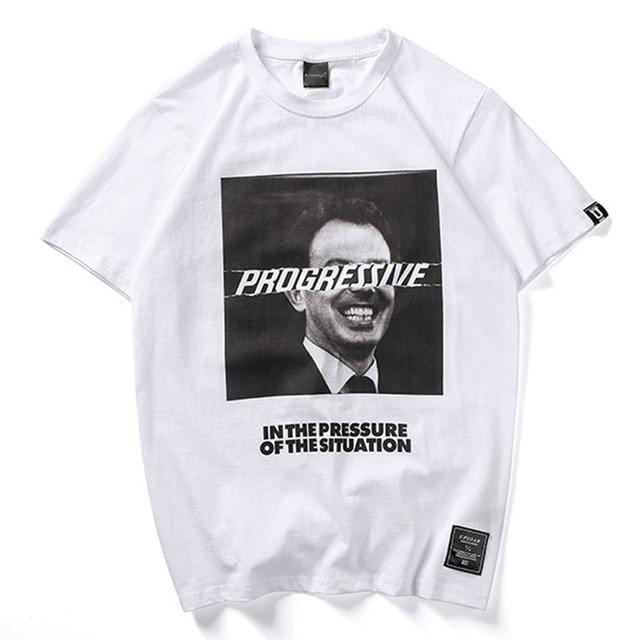 T-Shirt Progressive - Blanc / S - STREETWEAR STYLE