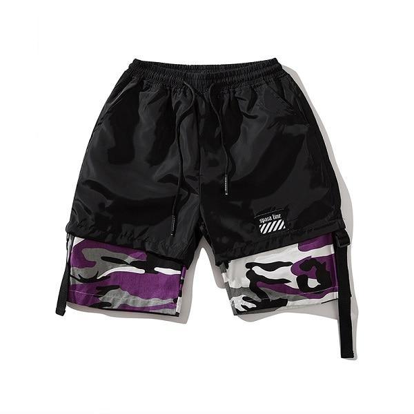 Short Camo - Violet / M - STREETWEAR STYLE