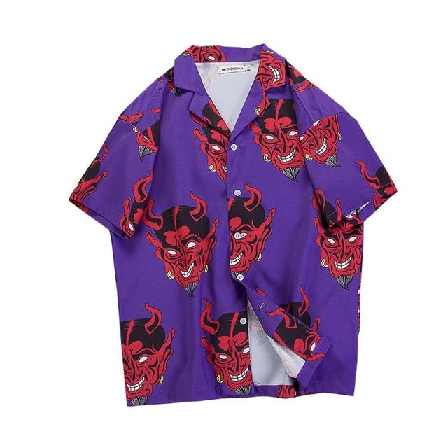 Chemise Devil - Purple / M - STREETWEAR STYLE