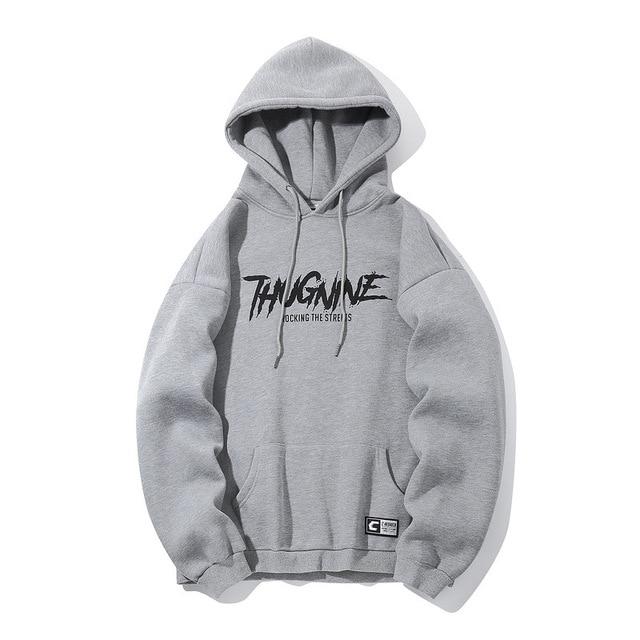 Hoodie Warrior - Gris / M - STREETWEAR STYLE