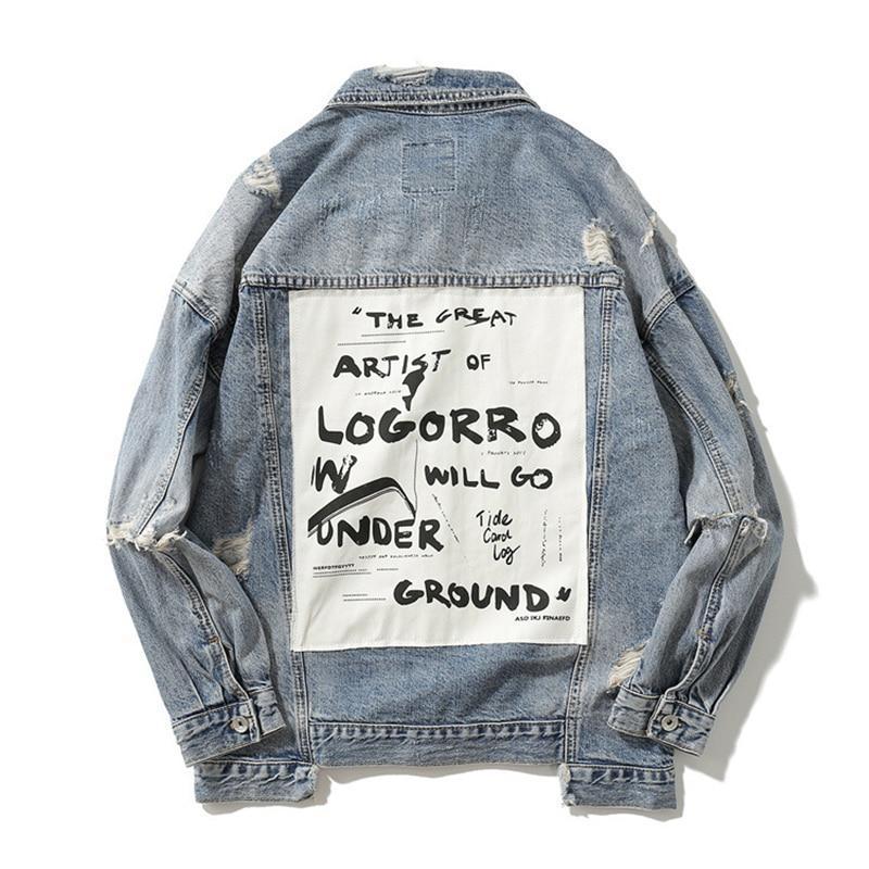 Veste denim LOGORRO - STREETWEAR STYLE