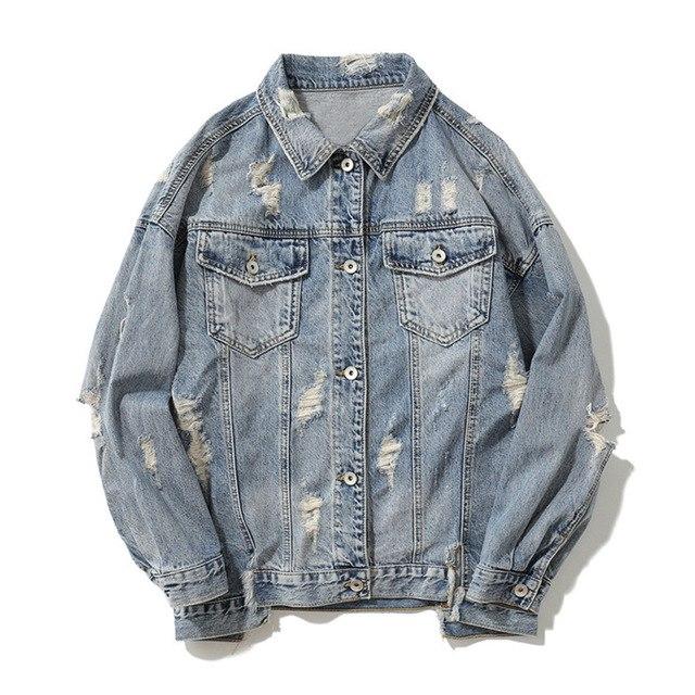 Veste denim LOGORRO - Blue / M - STREETWEAR STYLE