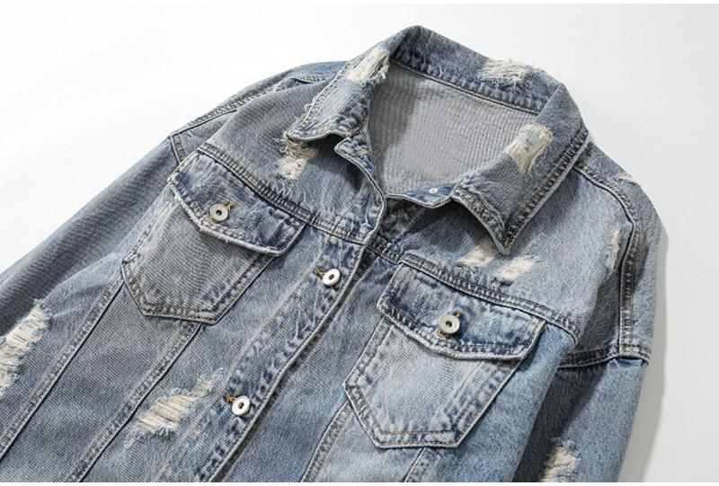 Veste denim LOGORRO - STREETWEAR STYLE