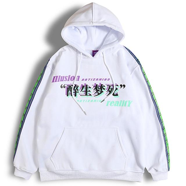 Sweat à Capuche - Hoodie Taketoshi - White / M - STREETWEAR STYLE