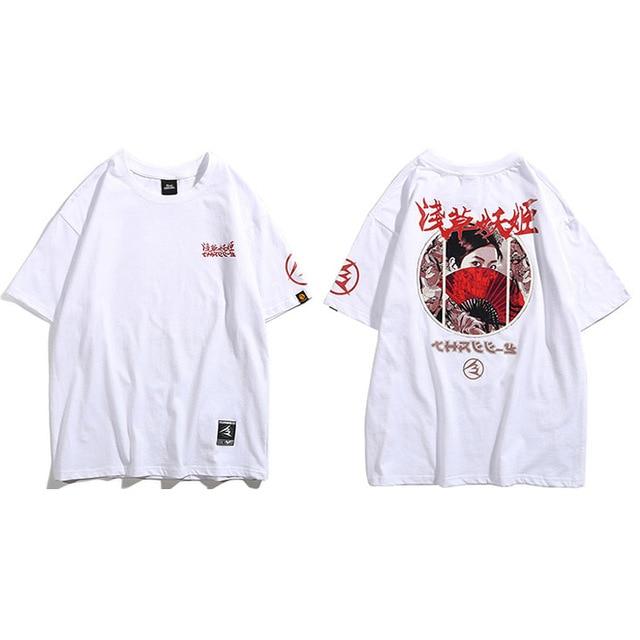 T-Shirt Japanese - Blanc / M - STREETWEAR STYLE