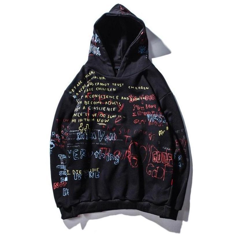 Sweat à capuche - Hoodie Graffiti