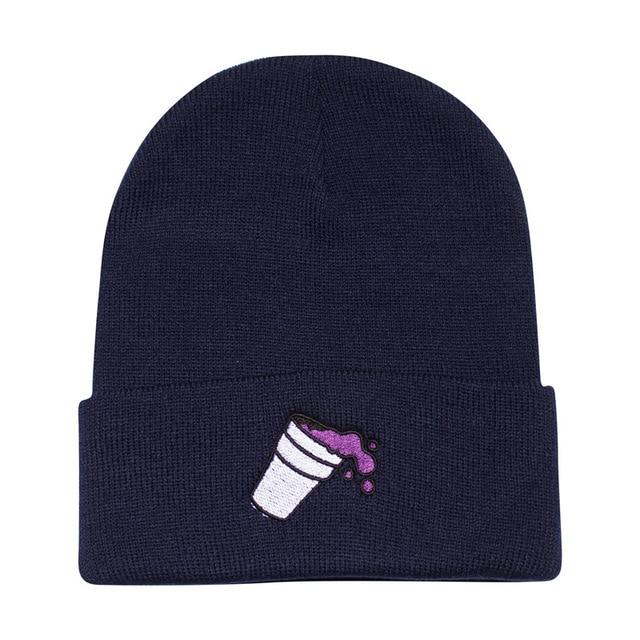 Bonnet Purple - Bleu foncé - STREETWEAR STYLE