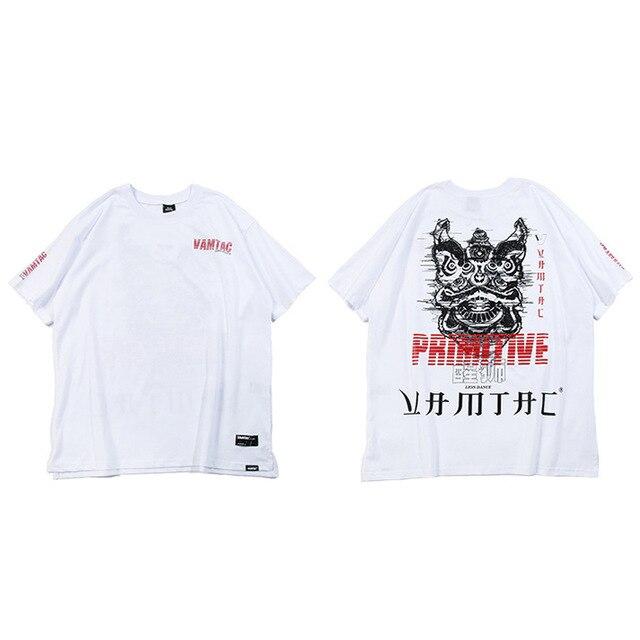 T-shirt Hidetada imprimé - A52T250 White / M - STREETWEAR STYLE