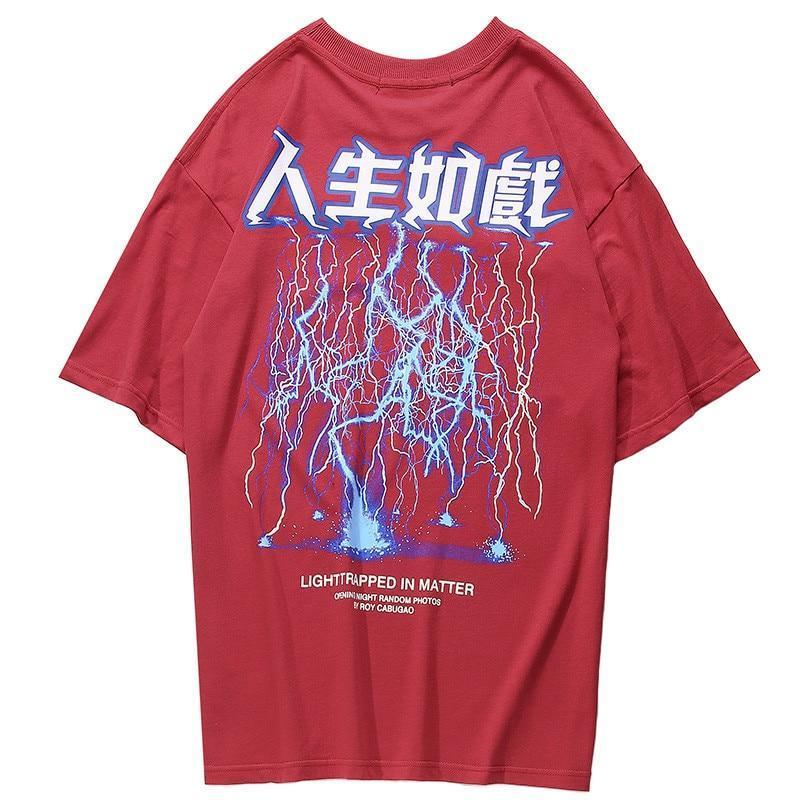 T-shirt Thunder - Red / M - STREETWEAR STYLE