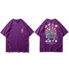 T-shirt Hidesaburō imprimé - A701903 Purple / M - STREETWEAR STYLE