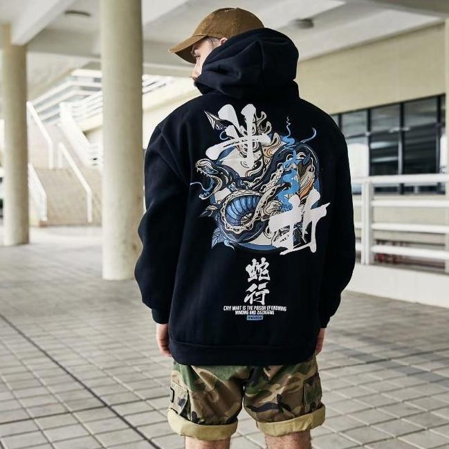 Sweat à capuche - Hoodie KIKUGORŌ - STREETWEAR STYLE