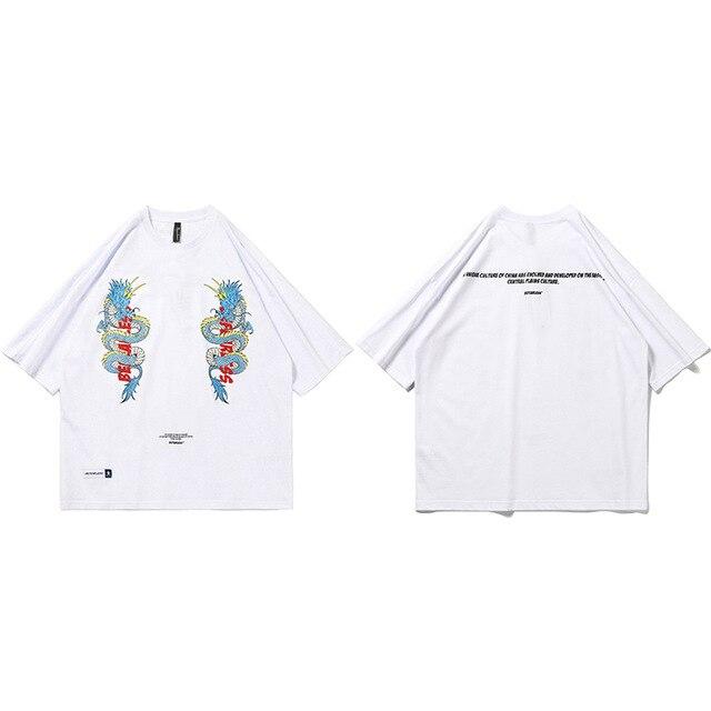 T-shirt imprimé Kikunosuke - White / S - STREETWEAR STYLE